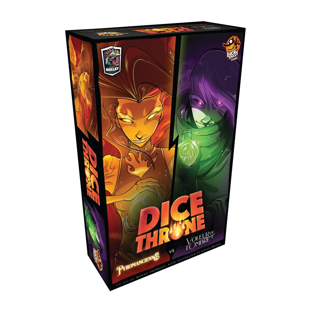 Dice Throne Pyromancienne vs Voleurs de l’Ombre